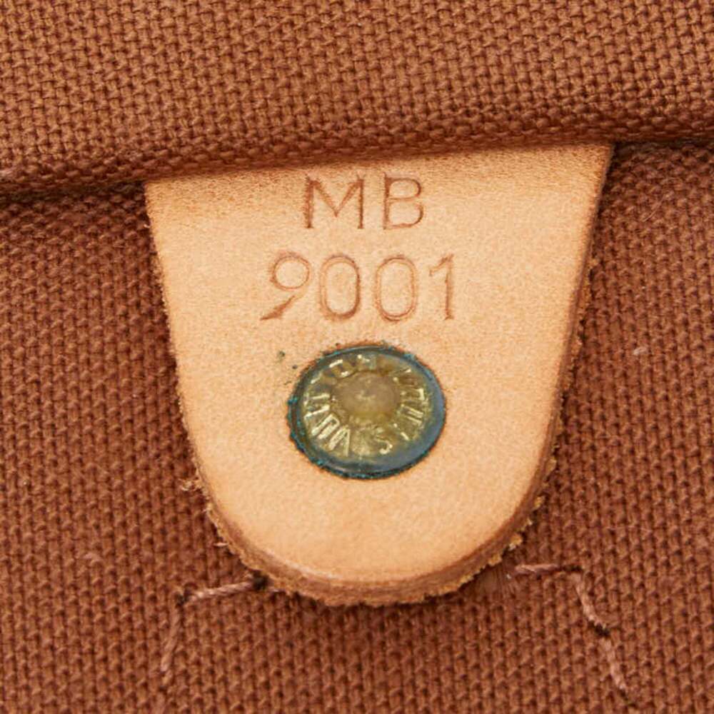 LOUIS VUITTON Authentic Brown Monogram Leather Speedy 40 Boston Bag - Picture 12 of 12